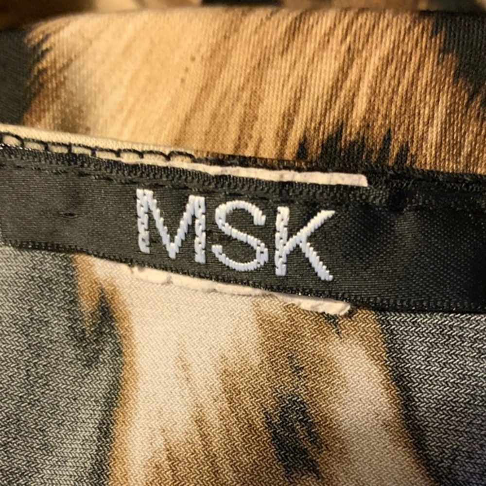 MSK Animal Print Mini Dress - Picture 6 of 9